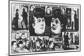Jack the Ripper: Illustration from the Police News of 22 September 1888-null-Mounted Giclee Print