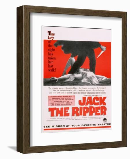 Jack the Ripper, Movie Poster, USA, 1959-null-Framed Giclee Print