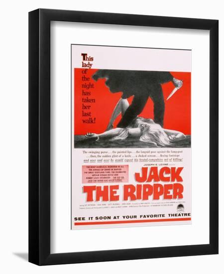 Jack the Ripper, Movie Poster, USA, 1959-null-Framed Giclee Print