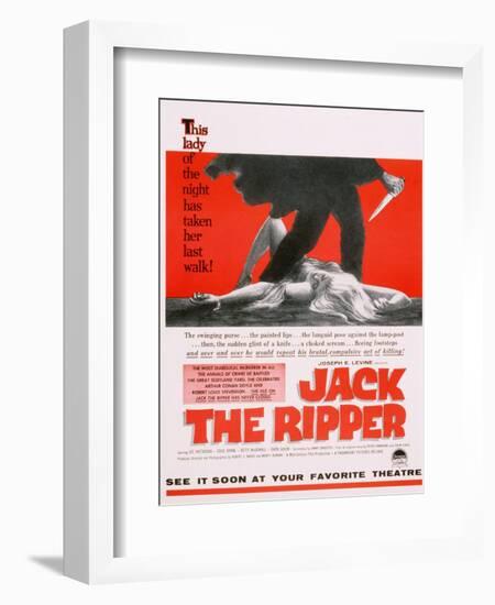 Jack the Ripper, Movie Poster, USA, 1959-null-Framed Giclee Print