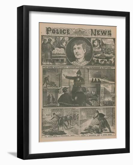 Jack the Ripper: Two More Whitechapel Horrors - When Will the Murderer Be Captured?-null-Framed Giclee Print