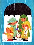 Smiley Snowman - Jack and Jill, January 1957-Jack Weaver-Giclee Print