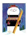 Santa and the Train - Jack and Jill, December 1957-Jack Weaver-Giclee Print