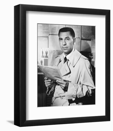 Jack Webb, Dragnet (1951)-null-Framed Photo