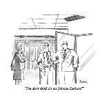 "I predict that men's fashions will remain relatively stable throughout th?" - New Yorker Cartoon-Jack Ziegler-Premium Giclee Print