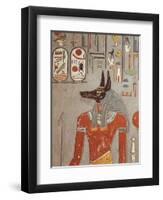 Jackal Head God Anubis-null-Framed Giclee Print