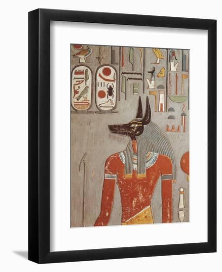 Jackal Head God Anubis-null-Framed Giclee Print