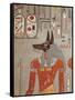 Jackal Head God Anubis-null-Framed Stretched Canvas