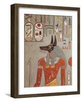 Jackal Head God Anubis-null-Framed Giclee Print