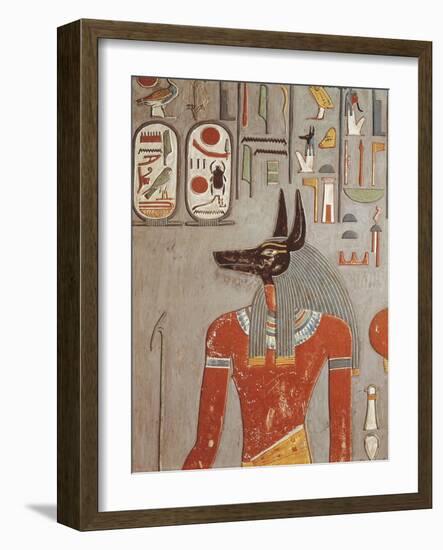 Jackal Head God Anubis-null-Framed Giclee Print