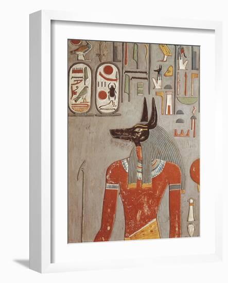 Jackal Head God Anubis-null-Framed Giclee Print