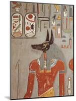 Jackal Head God Anubis-null-Mounted Giclee Print