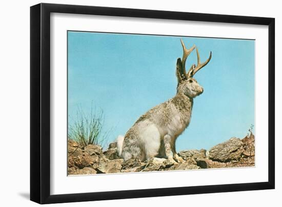 Jackalope-null-Framed Art Print