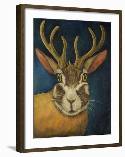 Jackalope-Leah Saulnier-Framed Giclee Print