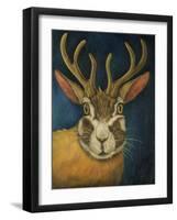 Jackalope-Leah Saulnier-Framed Giclee Print