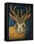 Jackalope-Leah Saulnier-Framed Stretched Canvas