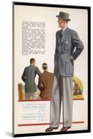 Jacket and Trousers 1939-null-Mounted Art Print