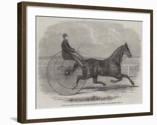 Jackey, the Winner of the Late Aintree Trotting Stakes at Liverpool-Thomas Harrington Wilson-Framed Giclee Print