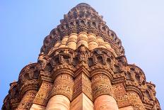 Qutb Minar, the Tallest Brick Minaret in the World , Delhi India.-jackfrog-Photographic Print
