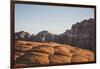 Jacki Arevalo Hiking The Petrified Sand Dunes, Snow Canyon State Park, Utah-Louis Arevalo-Framed Photographic Print