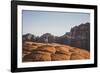 Jacki Arevalo Hiking The Petrified Sand Dunes, Snow Canyon State Park, Utah-Louis Arevalo-Framed Photographic Print