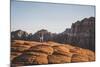 Jacki Arevalo Hiking The Petrified Sand Dunes, Snow Canyon State Park, Utah-Louis Arevalo-Mounted Photographic Print