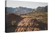 Jacki Arevalo Hiking The Petrified Sand Dunes, Snow Canyon State Park, Utah-Louis Arevalo-Stretched Canvas