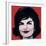 Jackie, 1964 (on red)-Andy Warhol-Framed Art Print