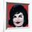 Jackie, 1964 (on red)-Andy Warhol-Framed Art Print