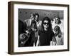 Jackie Bouvier Kennedy, Future Mrs Onassis, with John F. Kennedy Jr and Caroline Kennedy-null-Framed Photo