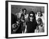 Jackie Bouvier Kennedy, Future Mrs Onassis, with John F. Kennedy Jr and Caroline Kennedy-null-Framed Photo