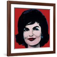 Jackie, c.1964 (On Red)-Andy Warhol-Framed Giclee Print