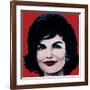 Jackie, c.1964 (On Red)-Andy Warhol-Framed Giclee Print