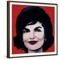 Jackie, c.1964 (On Red)-Andy Warhol-Framed Giclee Print