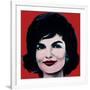 Jackie, c.1964 (On Red)-Andy Warhol-Framed Giclee Print