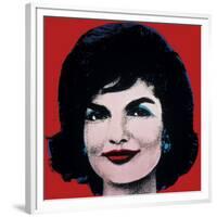 Jackie, c.1964 (On Red)-Andy Warhol-Framed Giclee Print