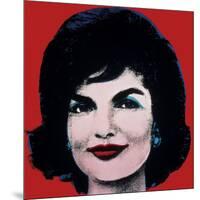 Jackie, c.1964 (On Red)-Andy Warhol-Mounted Giclee Print