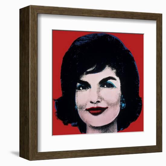 Jackie, c.1964 (On Red)-Andy Warhol-Framed Giclee Print