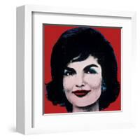 Jackie, c.1964 (On Red)-Andy Warhol-Framed Giclee Print