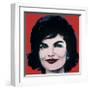 Jackie, c.1964 (On Red)-Andy Warhol-Framed Giclee Print