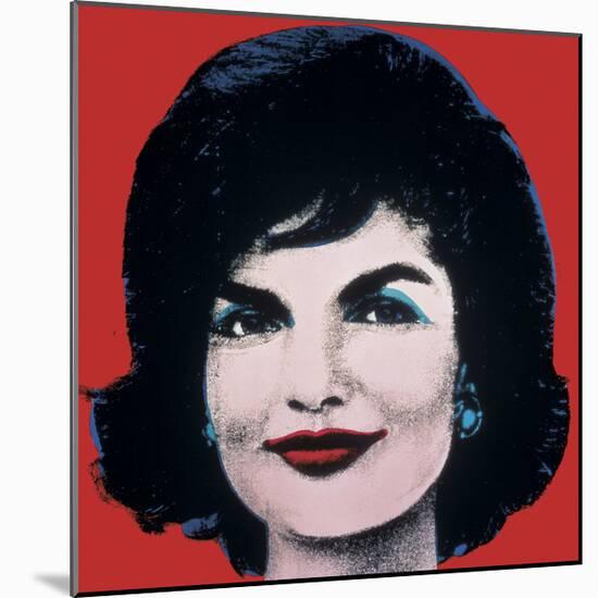 Jackie, c.1964 (On Red)-Andy Warhol-Mounted Giclee Print