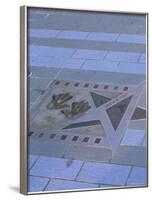 Jackie Chan's Star and Hand Prints, Avenue of Stars, Tsim Sha Tsui, Kowloon, Hong Kong, China-Amanda Hall-Framed Photographic Print