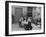 Jackie Gleason, Art Carney and Audrey Meadows in Cramden Apartment, Eating, on "The Honeymooners"-Michael Rougier-Framed Premium Photographic Print