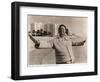 Jackie Gleason in Miami Beach-null-Framed Giclee Print