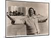 Jackie Gleason in Miami Beach-null-Mounted Giclee Print