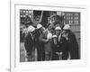 Jackie Gleason, Toots Shor and Jack Demsey at Ground Breaking Ceremony for New Restaraunt-null-Framed Premium Photographic Print