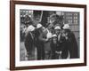 Jackie Gleason, Toots Shor and Jack Demsey at Ground Breaking Ceremony for New Restaraunt-null-Framed Premium Photographic Print