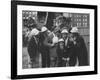 Jackie Gleason, Toots Shor and Jack Demsey at Ground Breaking Ceremony for New Restaraunt-null-Framed Premium Photographic Print