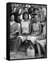 Jackie Kennedy and Her Sister Princess Lee Radziwill in Epidaurus Thetare to Attend Tragedy Electra-null-Framed Stretched Canvas