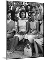 Jackie Kennedy and Her Sister Princess Lee Radziwill in Epidaurus Thetare to Attend Tragedy Electra-null-Mounted Photo